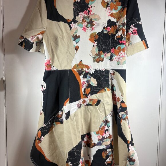 3.1 PHILIP LIM x TARGET | Multicolored Floral Print Dress | Asymetrical Hem | XL - Picture 7 of 10